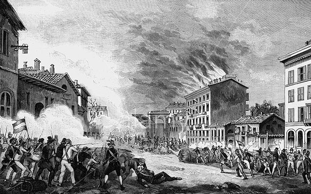 events-revolutions-1848-1849-italy-uprising-in-milan-encounter-at-B45YW4.jpg